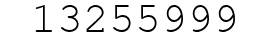 Number 13255999.