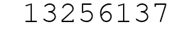 Number 13256137.