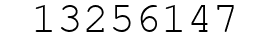 Number 13256147.