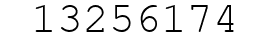 Number 13256174.
