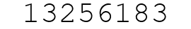 Number 13256183.