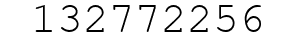 Number 132772256.