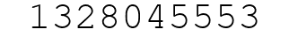 Number 1328045553.