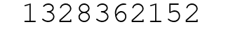 Number 1328362152.
