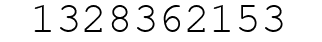 Number 1328362153.