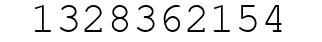 Number 1328362154.