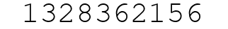Number 1328362156.