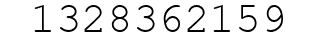 Number 1328362159.