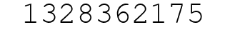 Number 1328362175.