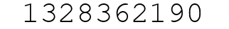 Number 1328362190.