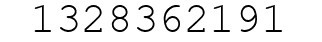 Number 1328362191.
