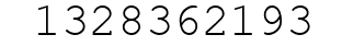 Number 1328362193.