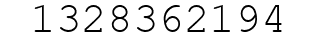 Number 1328362194.