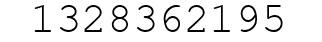 Number 1328362195.