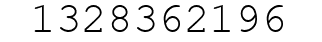 Number 1328362196.