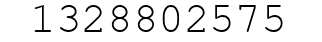 Number 1328802575.