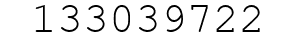 Number 133039722.