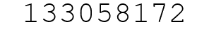 Number 133058172.