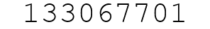 Number 133067701.