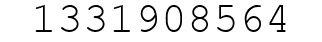 Number 1331908564.