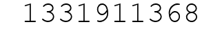 Number 1331911368.
