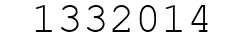 Number 1332014.