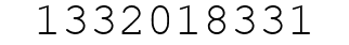 Number 1332018331.