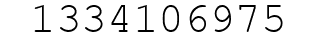 Number 1334106975.