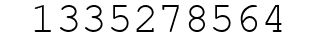 Number 1335278564.