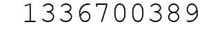 Number 1336700389.