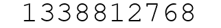 Number 1338812768.