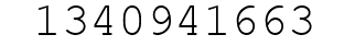 Number 1340941663.