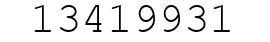 Number 13419931.