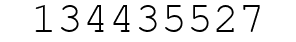 Number 134435527.