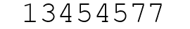 Number 13454577.