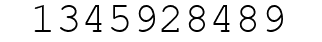 Number 1345928489.