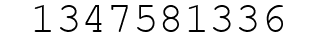Number 1347581336.