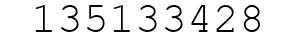 Number 135133428.
