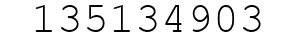 Number 135134903.