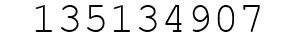 Number 135134907.