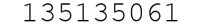 Number 135135061.