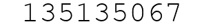 Number 135135067.