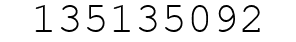 Number 135135092.