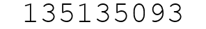 Number 135135093.