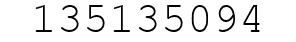 Number 135135094.