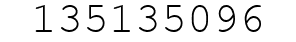 Number 135135096.