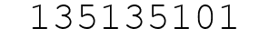 Number 135135101.