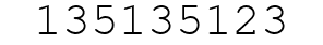 Number 135135123.