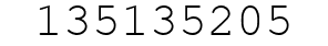 Number 135135205.