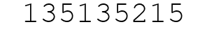 Number 135135215.